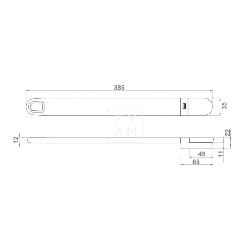 LAMPARA FLEXIBLE LED SILKA C/USB BLANCO