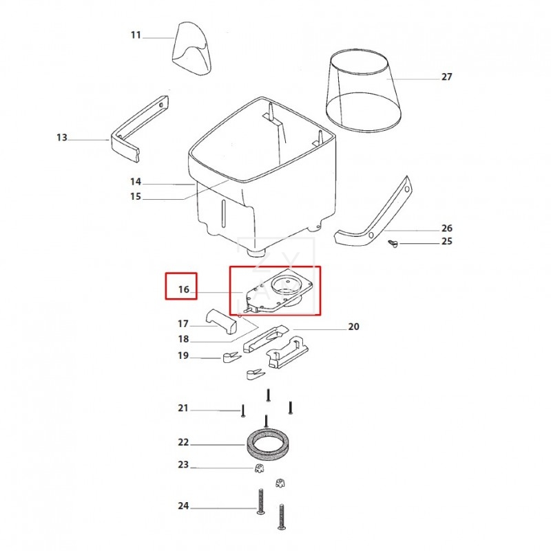 VALVULA PRINCIPAL WC ELECTRA MAGIC THETFORD