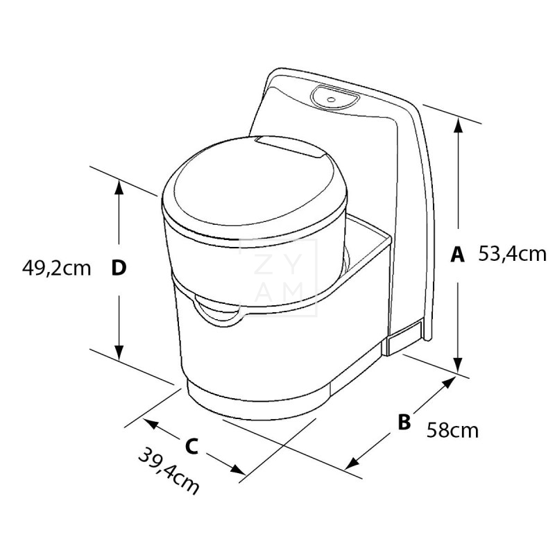 WC THETFORD CASSETTE C223 CS