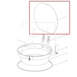 TAPA CRISTAL SENO THETFORD SBL30XX