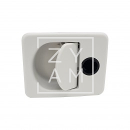 CERRADURA PORTON KUBUS BLANCA