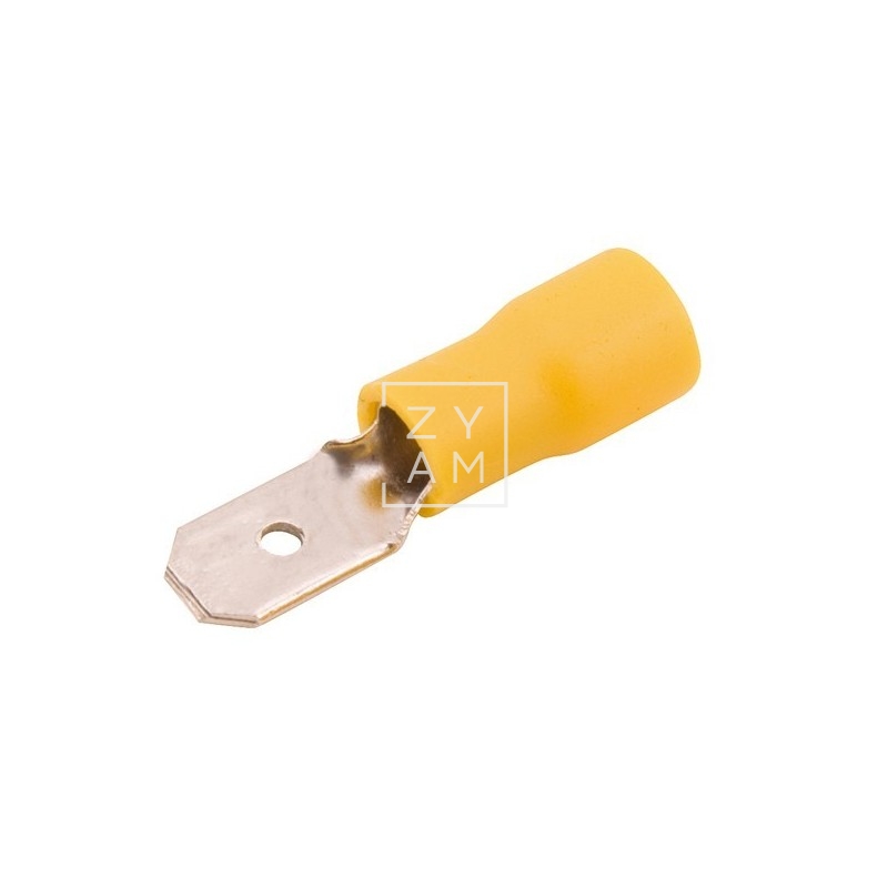 TERMINAL FASTON M AMARILLO 6MM