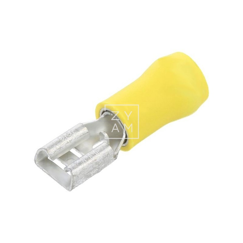 TERMINAL FASTON H AMARILLO 6MM