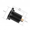 TOMA USB DOBLE 3.0 C/TAPA + VOLTIMETRO TOMA USB DOBLE 3.0 C/TAPA + VOLTIMETRO
