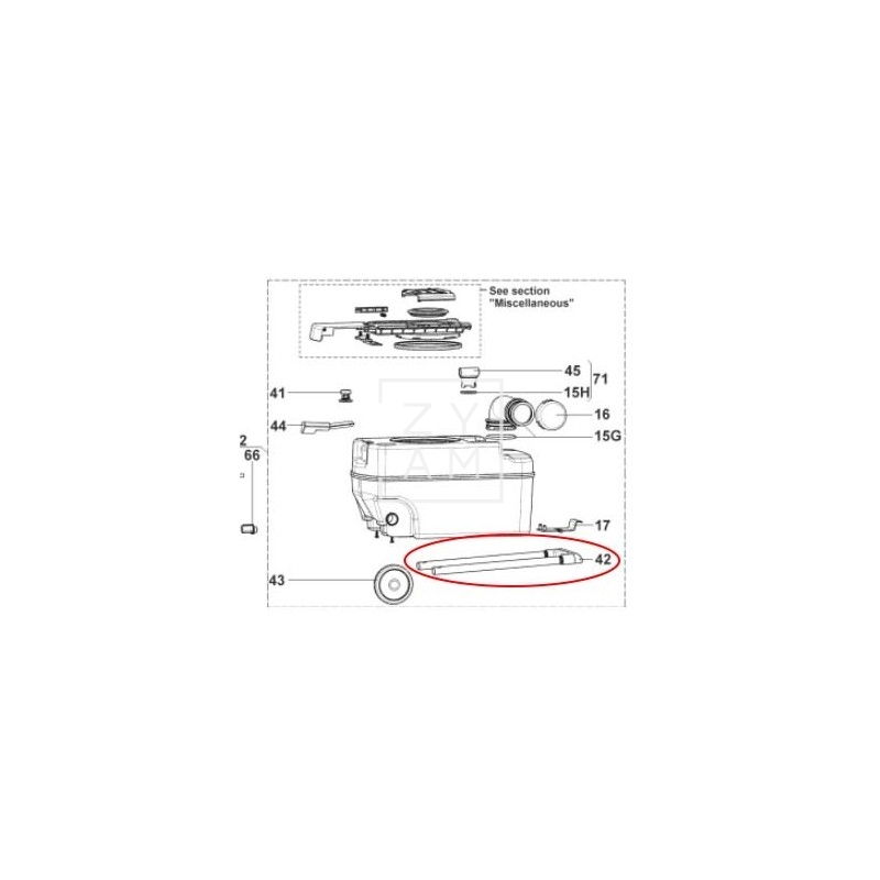 ASA TELESCOPICA CASSETTE CT/S 3000/4000