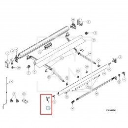 Tapa Frontal Izq. Toldo Pw1100
