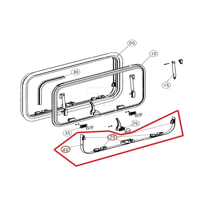 CIERRE CINTURON DESLIZANTE S7 2001