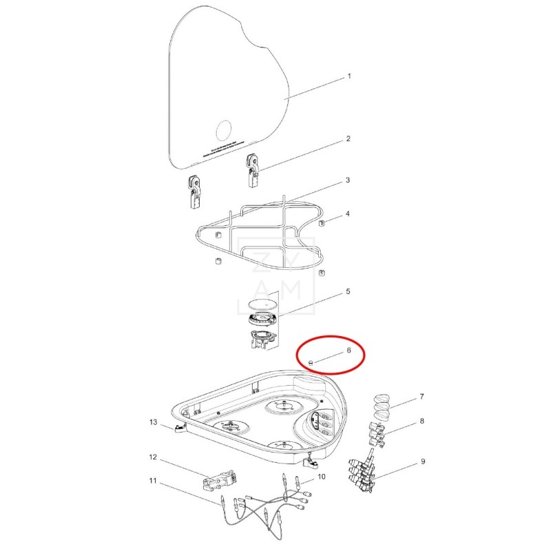 TAPAS TORNILLOS BUMP COCINA THETFORD