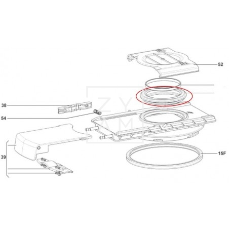 JUNTA CASSETE CTS 3000/4000