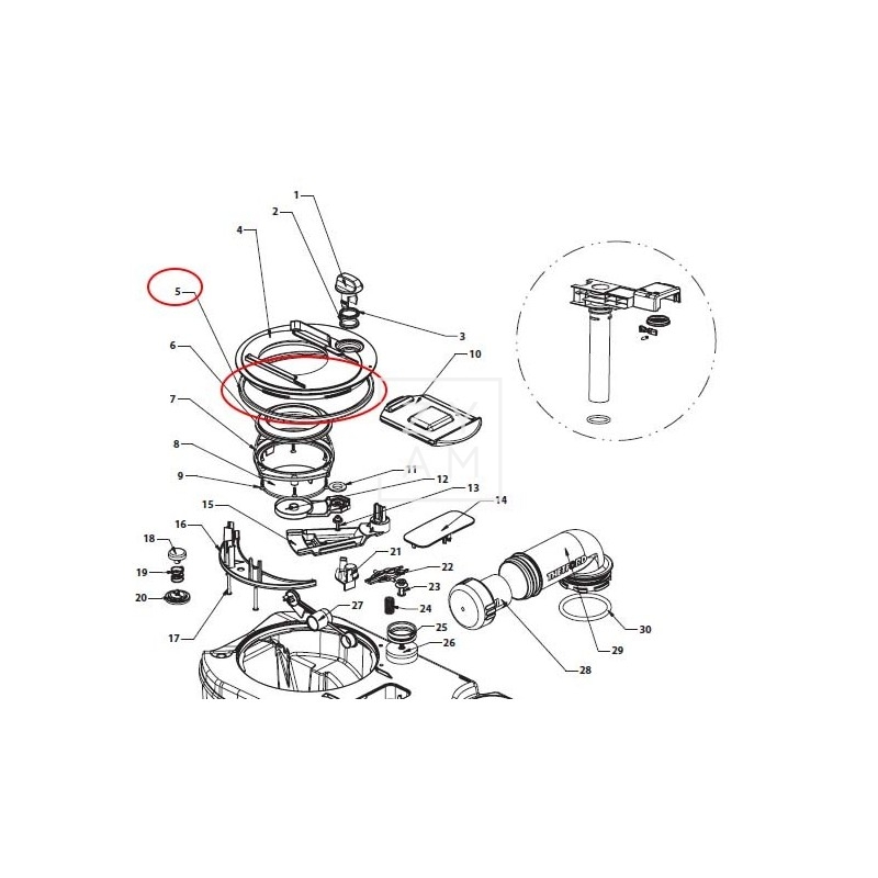 JUNTA MECANISMO C250/C260/C400/C500