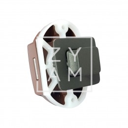 Push Lock Cuadrado Gris Oscuro 42X42
