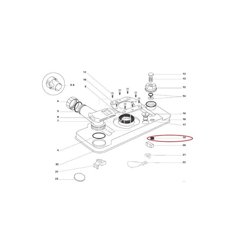 JUNTA VENTILACION SEAL C2/C3/C4
