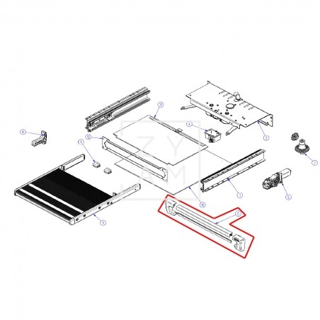 Terminal Frontal Omni-Step Slide Out 400 V18 - Juego de Reparación