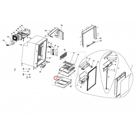 PARRILLA INFERIOR DOMETIC CRX 110