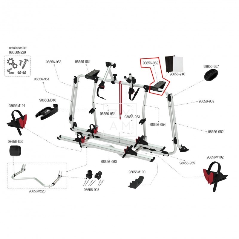 ENGANCHE SUPERIOR CB VWT5 PRO