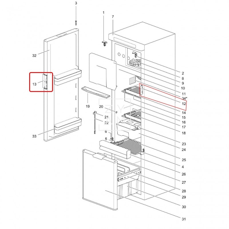 CIERRE PUERTA THETFORD 3141/2