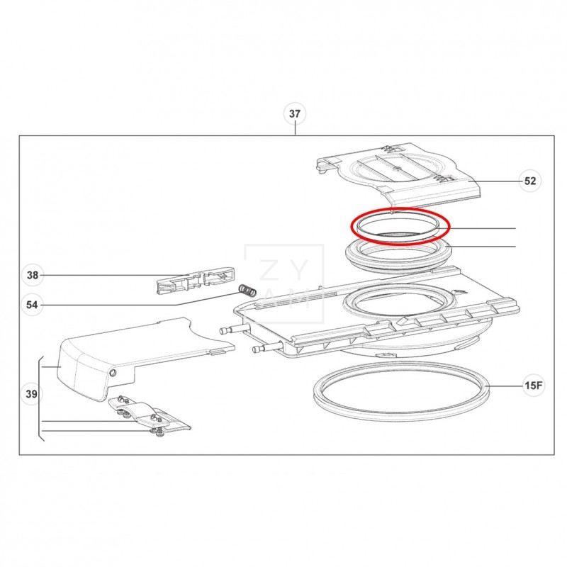 ANILLO SOPORTE JUNTA CTS3000/4000