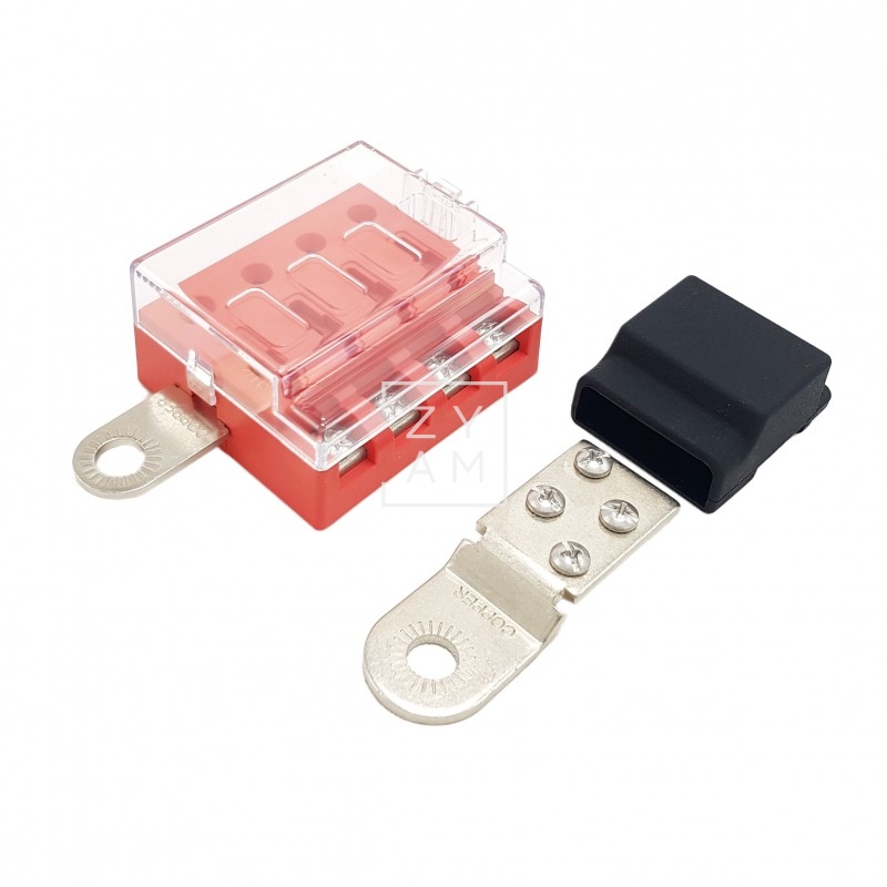 BORNE PORTAFUSIBLE 6 UND. LED