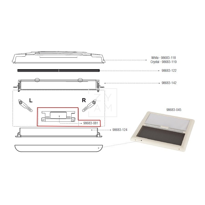 ASA CLARABOYA VENT 50 98683-081