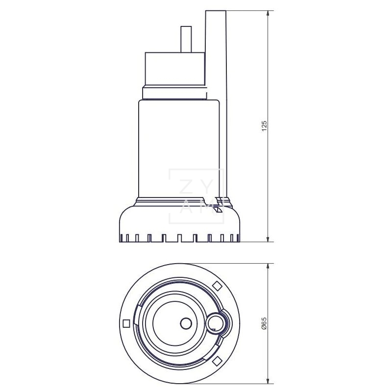 Bomba Comet Lux Plus 12V 19L/min para Camper