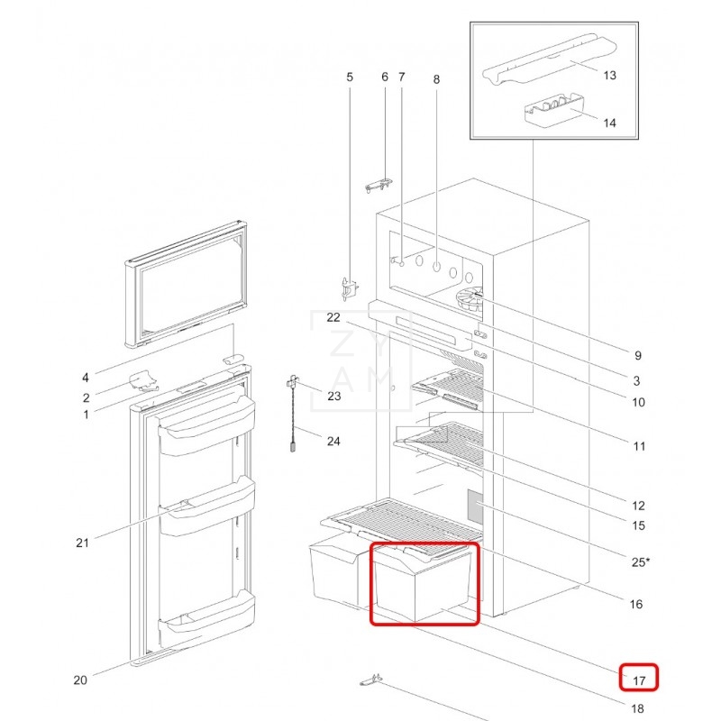 CAJON VERDURAS DERECHO THETFORD N4150