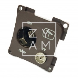 ENCHUFE 12V+ANTENA AUTO MARRON