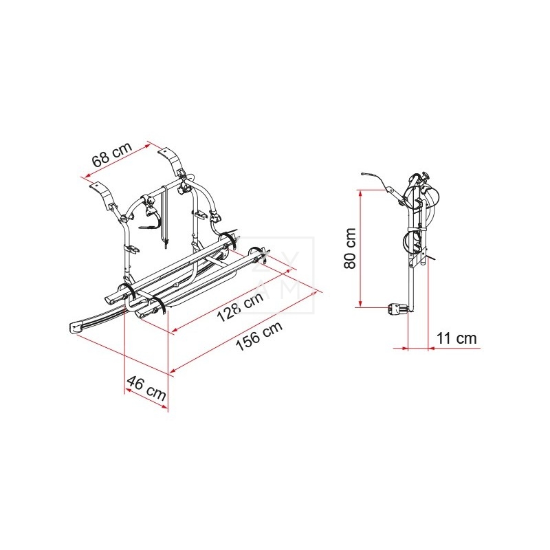 CARRY-BIKE FORD CUSTOM - NUGGET PLUS