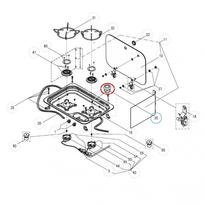 CASQUILLO PARRILLA CRAMER NEGRO NEW