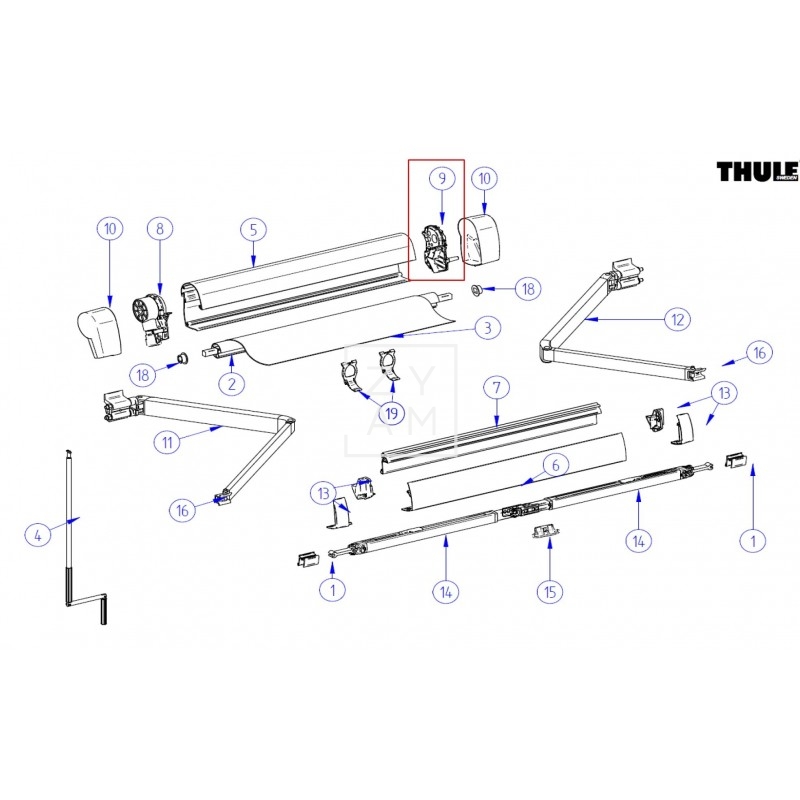 LAT. VWT5 DER. 5102 ENDPLATE