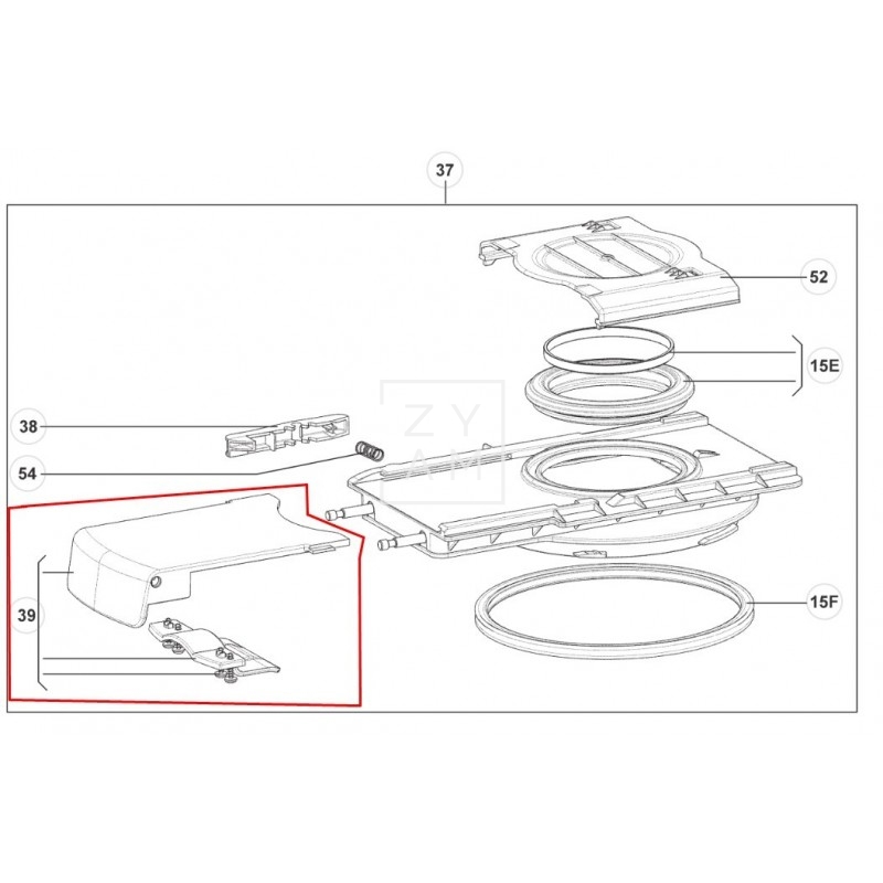 AGARRE DESLIZADOR WC CTS3000/4000