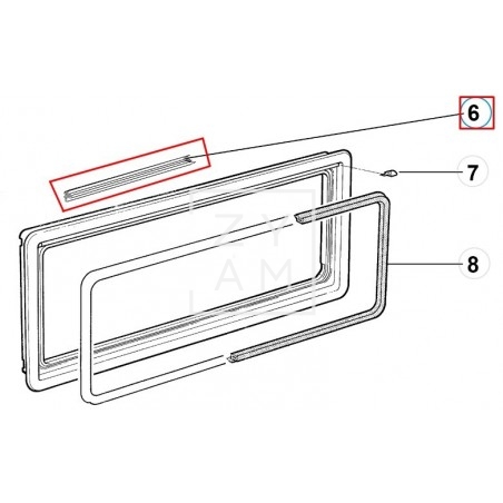 GOMA BASTIDOR EXT VENTANA S4/S5/S6