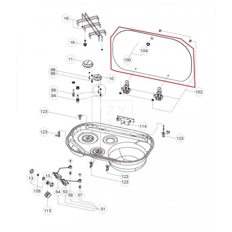 TAPA CRISTAL COCINA/SENO MO83XX