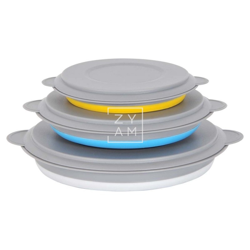 SET CUENCOS PLEGABLE KAMPA 3 PCS