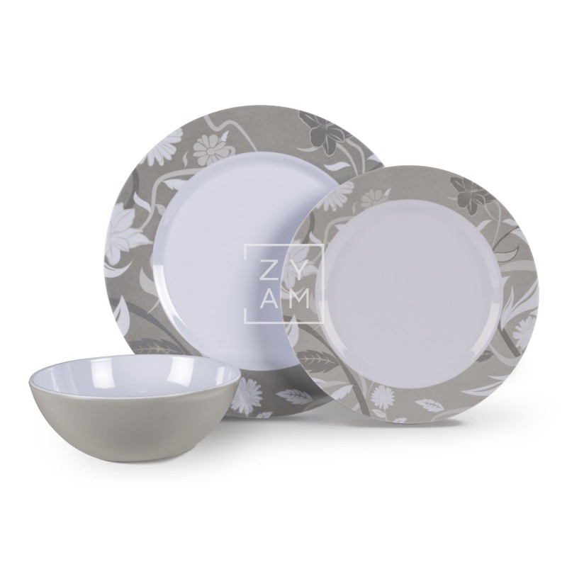 CONJUNTO 12 PZ. MELAMINA BLOOM