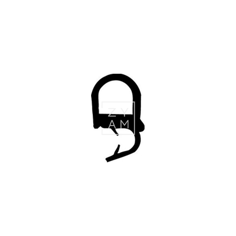 PERFIL GOMA VENTANA NUMERO 6