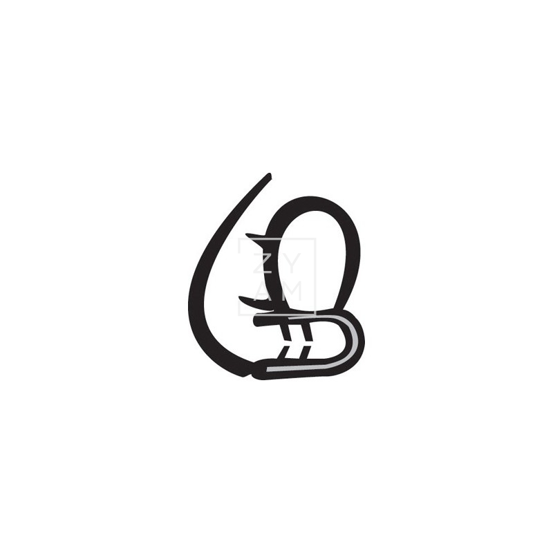 PERFIL GOMA PUERTA NUMERO 2