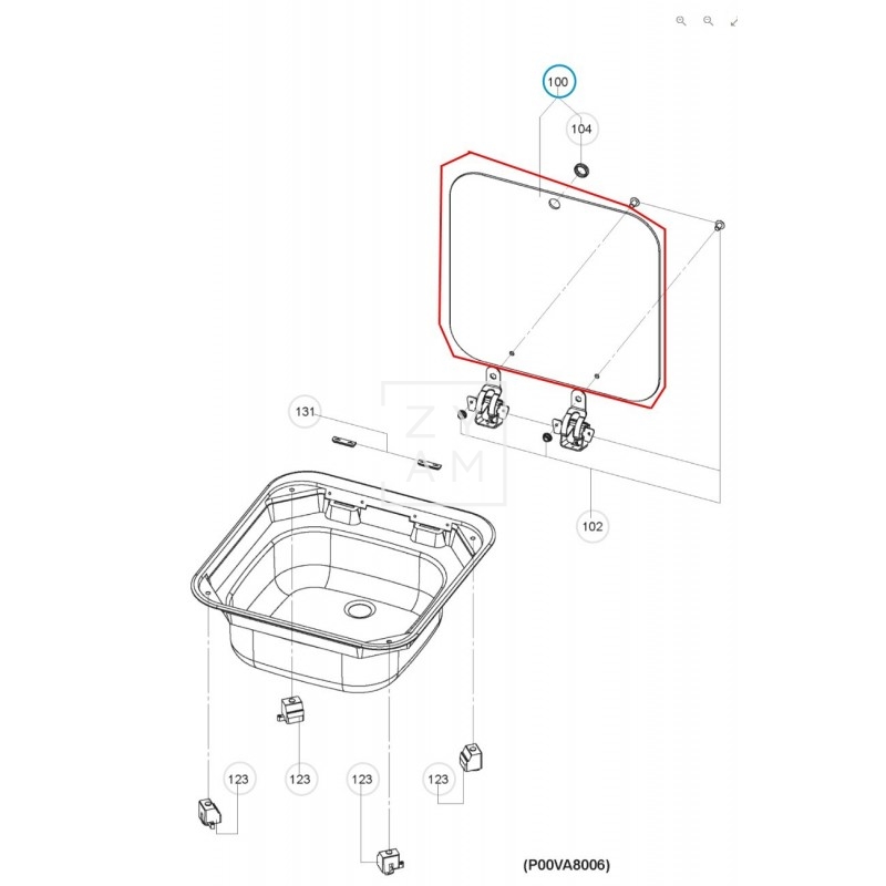 TAPA CRISTAL SENO SNG4244
