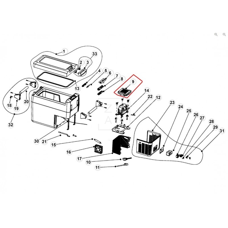 MODULO ELEC. COMPRESOR CFF20