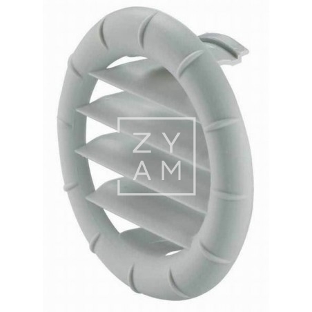 BOCA SALIDA AIRE EXT GRIS SIMPLE