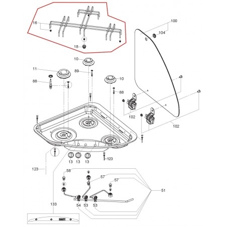 PARRILLA DOMETIC SMEV PI9023/9003