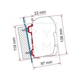 KIT F45 FORD TRANSIT H2 / H3 98655-741