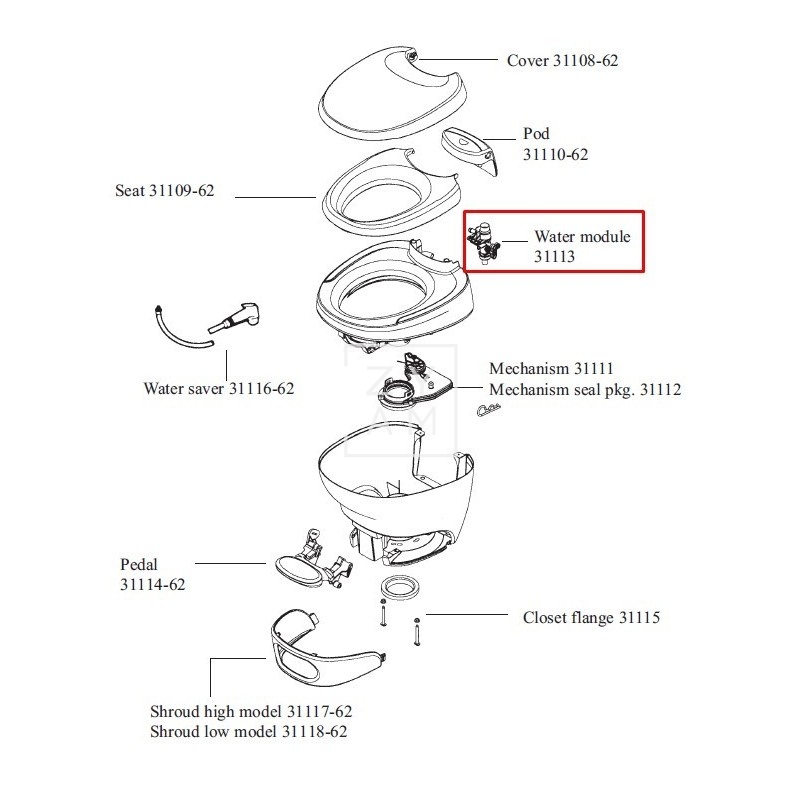 VALVULA WC AQUA MAGIC BRAVURA