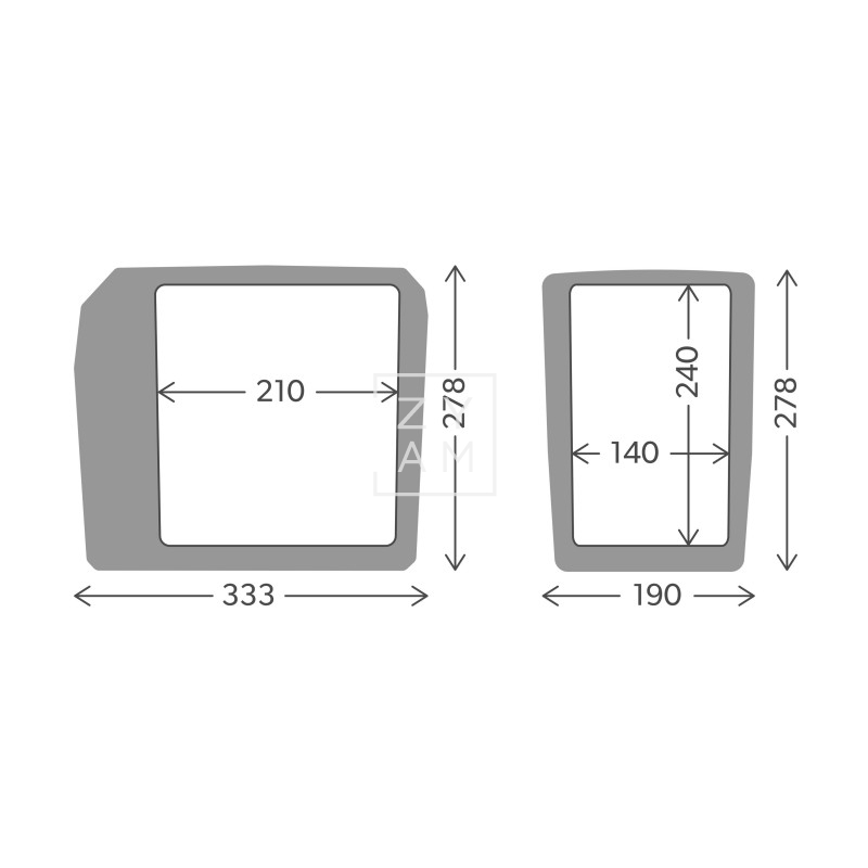 Frigorífico portátil Dometic TropiCool TCX 07 de 7 litros, con funciones de refrigeración y calentamiento.