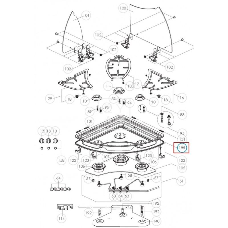 JUNTA PERFIL 3,1M COCINA/SENO DOMETIC CRAMER