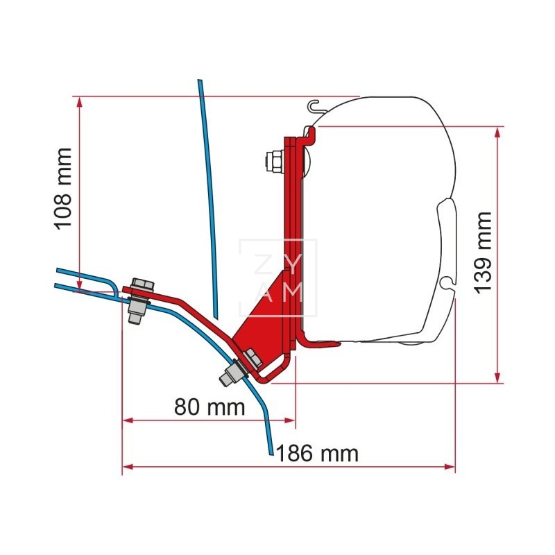 Kit F45 Ducato H2 Techo Hymercar