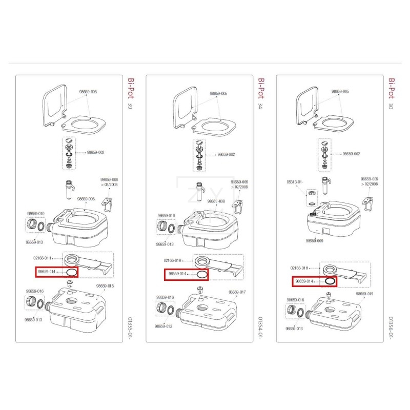 Junta Bi-Pot OR4312 98659-014