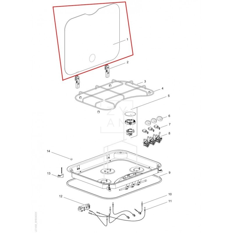 Tapa Cristal Cocina Thetford Shb 340