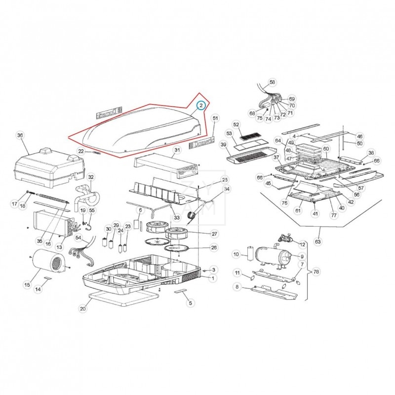 CARCASA EXTERIOR AIRE FRESHJET