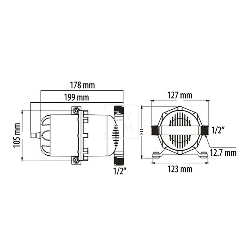 Vaso Expansion Carbest 0,75L