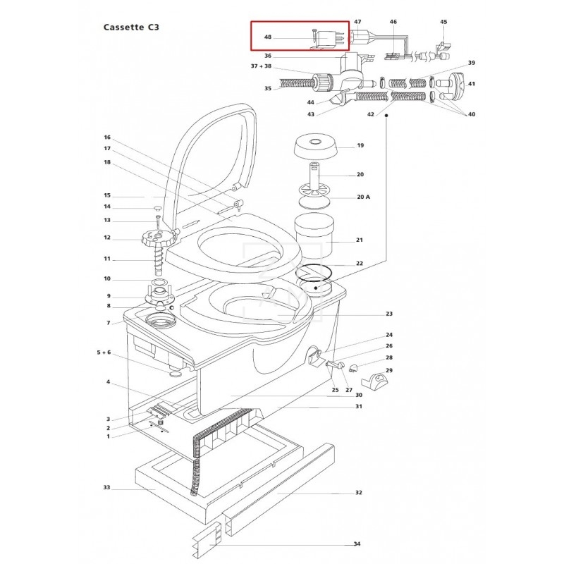 Rele Wc Thetford C3/C250/C263S/C403L